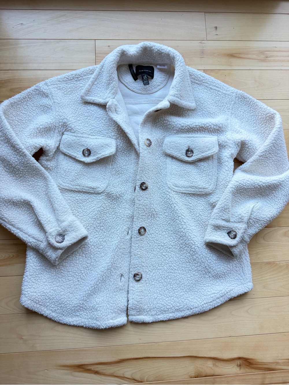 Silver Jeans Sherpa shacket